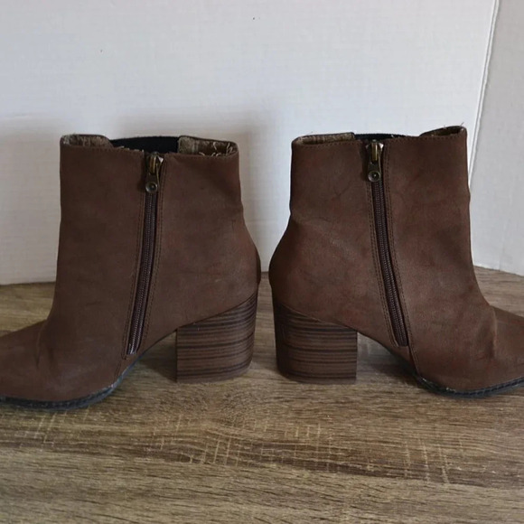 BLOWFISH Brown Heeled Boots - Picture 5 of 8
